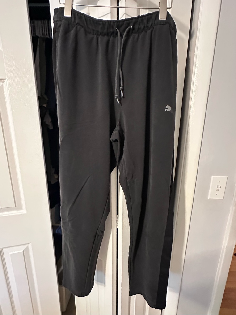 Men's Puma Black Drawstring Athletic Pants